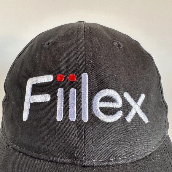Fiilex Embroidered Dad Cap Apollo USA Adjustable Strap Hat Black One Size - Picture 2 of 10
